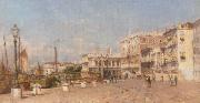 Eugenio Gignous Venice oil on canvas